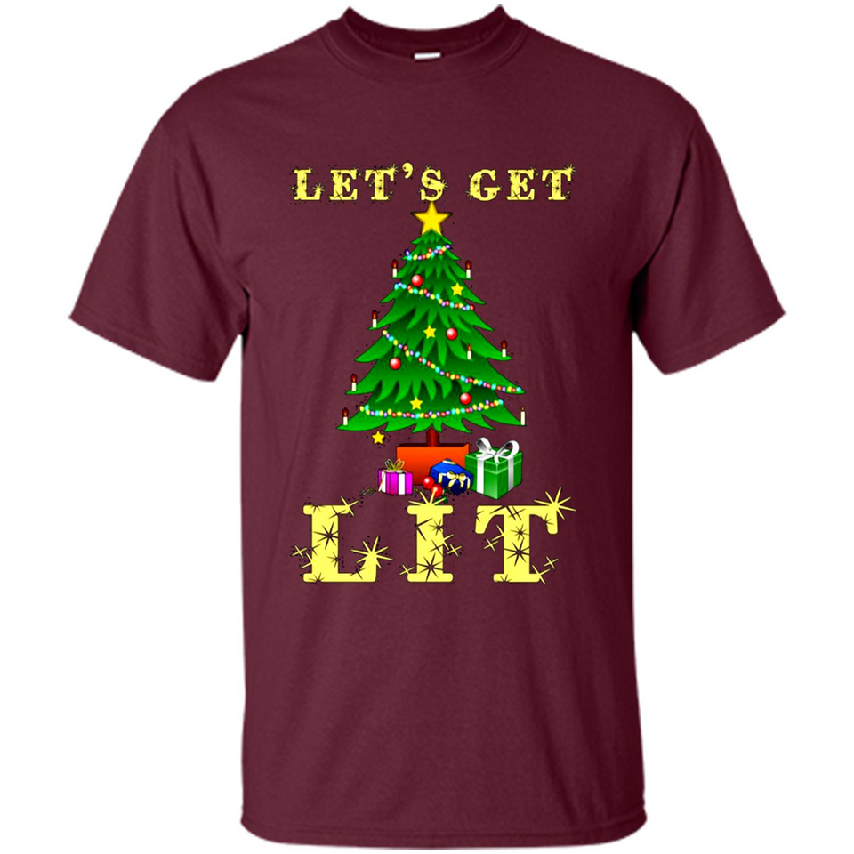Let’s Get Lit Christmas Drinking sweater PINGPONG