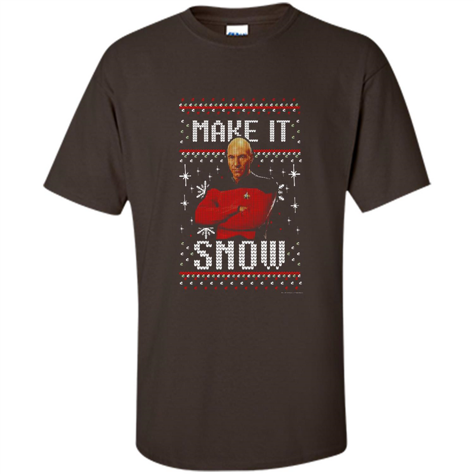 Make It Snow Jean-Luc Picard Star Trek PINGPONG