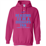 Reasons to be a Los Angeles Dodgers Fan Complete List on Back - Hoodie
