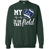 Dallas Cowboys Football My Heart is on that Field - Sweatshirt