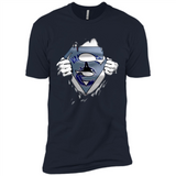 Vancouver Canucks And Superman Fans - Premium Short Sleeve T-Shirt