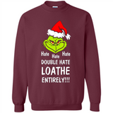 Mr Grinch hate hate hate double hate loathe entirely sweater PINGPONG
