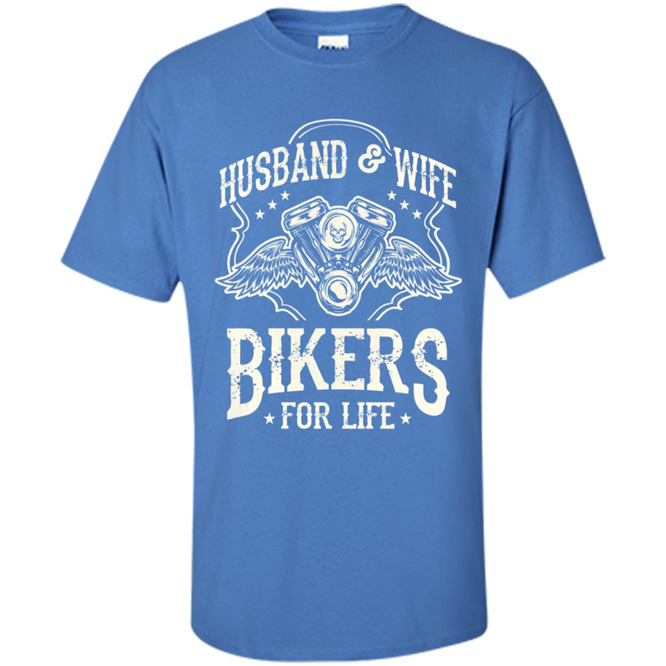 Husband & Wife Biker For Life Couple