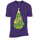 A Tree Is For Life Not Just For Christmas - Premium Short Sleeve T-Shirt
