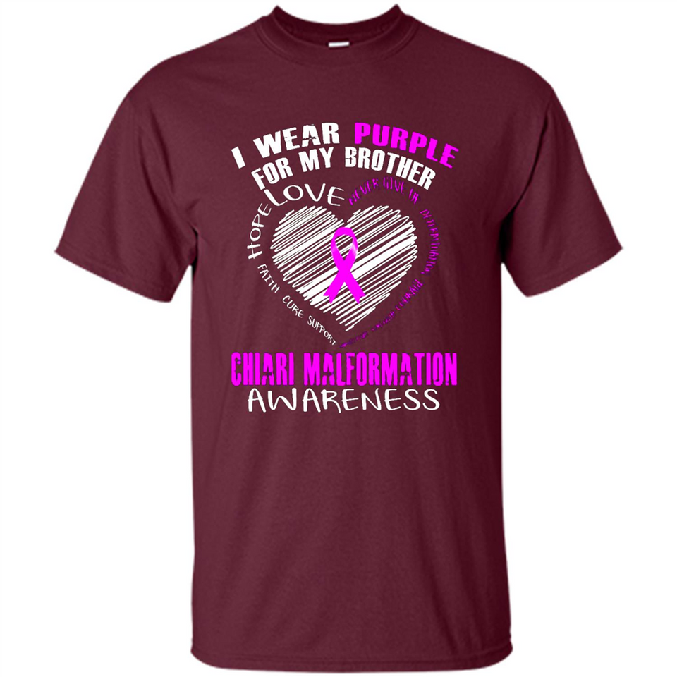 I Wear Purple For My Brother Chiari Malformation - Shirt