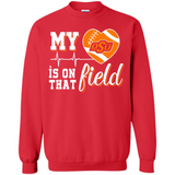 Oklahoma State Cowboys Football My Heart is on that Field - Sweatshirt