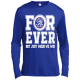Toronto Raptors Forever For ever not just when we win - Canvas Long Sleeve T-Shirt