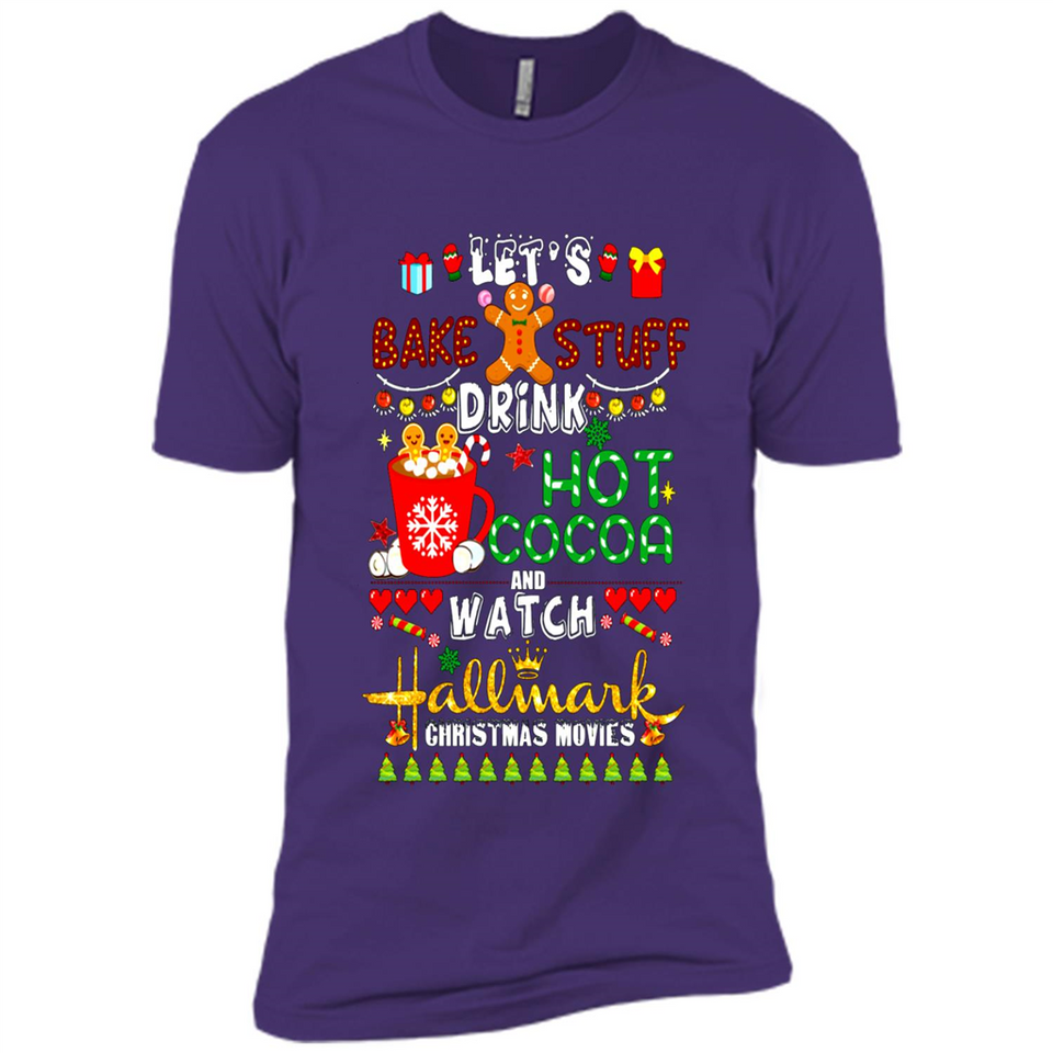 Let's Bake Stuff Drink Hot Cocoa Hallmark-Christmas Movies Sweatshirt PINGPONG