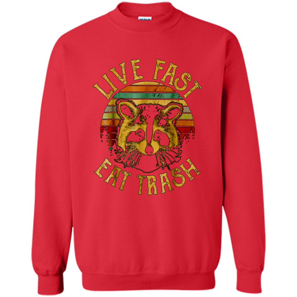 Live fast eat trash bear vintage camping PINGPONG