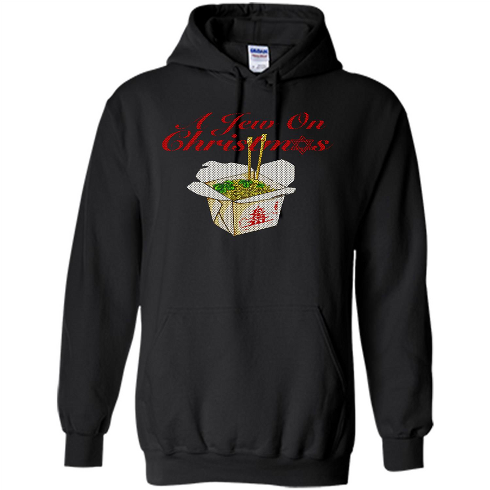 Christmas Ugly Sweater A Jew On Christmas - Hoodie