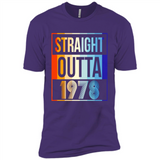 Retro Straight Outta 1978 40 Years Old - Premium Short Sleeve T-Shirt