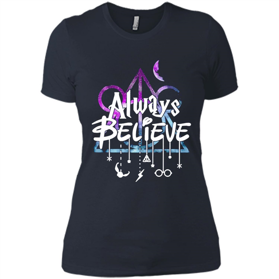 HIPPIE MOON MICKEY DEATHLY HALLOWS ALWAYS BELIEVE