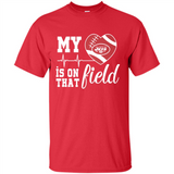 New York Jets Football My Heart is on that Field - Shirt