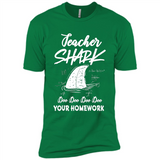 Teacher Shark Doo Doo Doo Your Homework Shirt Ladies' Boyfriend