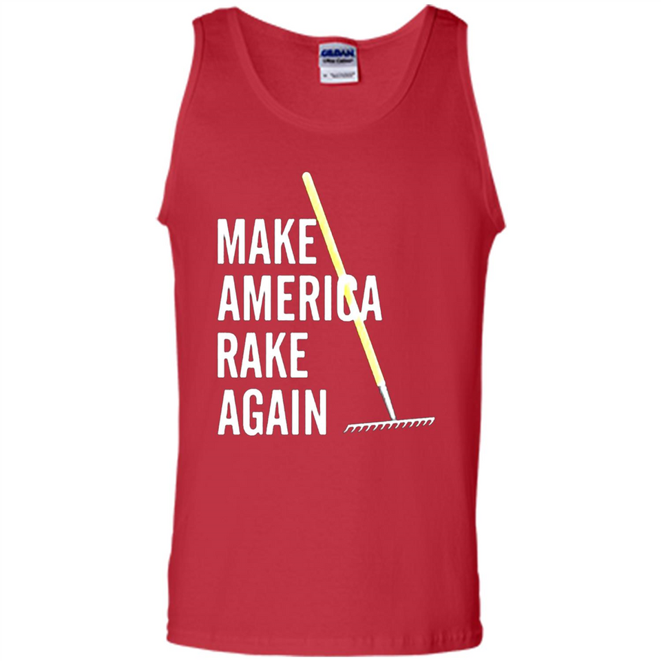 Make America Rake Again California Fires Paradise Youth T-Shirt PINGPONG - Tank Top