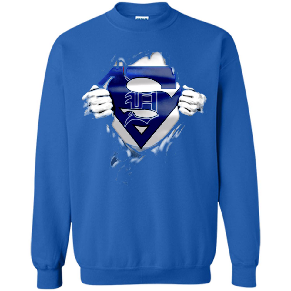 Detroit Tigers And Superman Fans - Sweatshirt