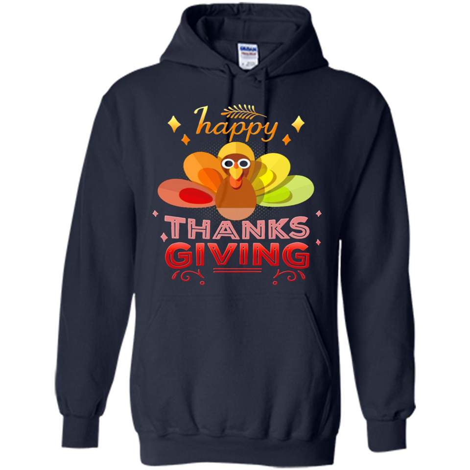 Happy Thanksgiving Turkey Day Colorful Cute