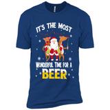 Its The Most Wonderful Time for a Beer - Premium Short Sleeve T-Shirt