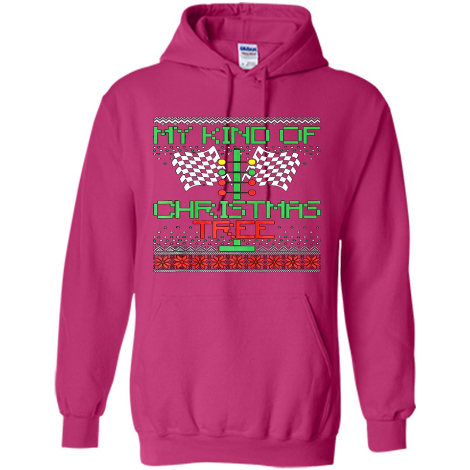 Funny Drag Racing Ugly Christmas Holiday Tree PING PONG