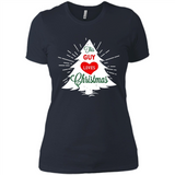This Guy Loves Christmas Shirt - Ladies' Boyfriend T-Shirt