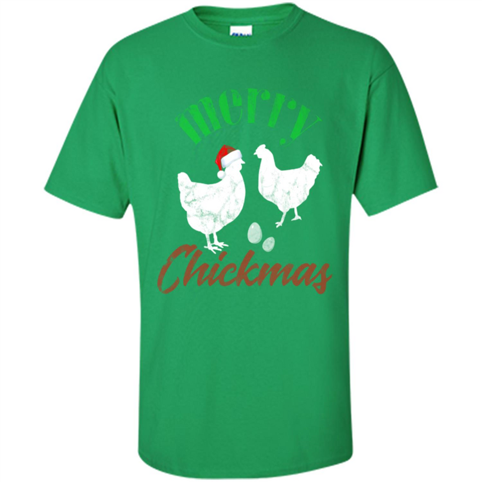Christmas Chicken Shirt Santa Hens Lover Funny Farmer Gift - Shirt