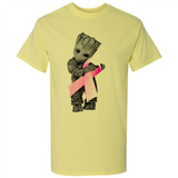 Groot Hug Breast Cancer - Shirt