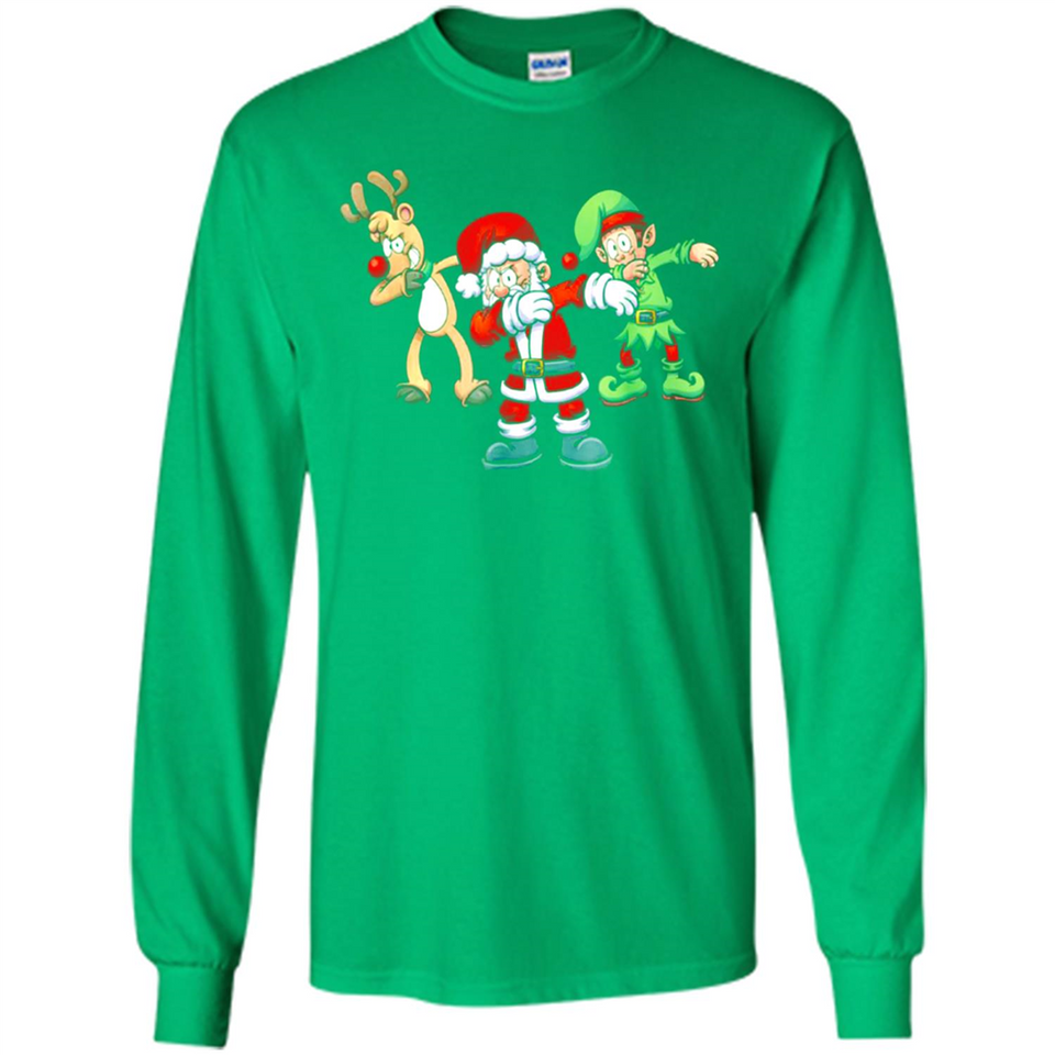 Dabbing Santa - Long Sleeve T-Shirt