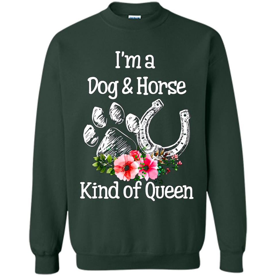 I'm A Dog & Horse Shirt Animal Lover Gift