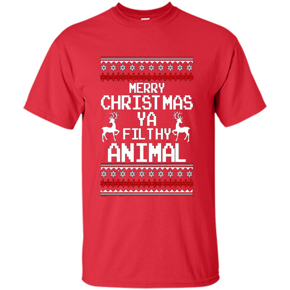 Merry Christmas ya filthy animal ulgy sweater PINGPONG