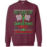 Funny Drag Racing Ugly Christmas Holiday Tree PING PONG