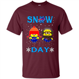 Snow Day Shirt For Buffalo Bills Vs Minion Fans pingpong