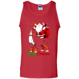 Merry Christmas Santa Claus With Big Dog sweater PINGPONG