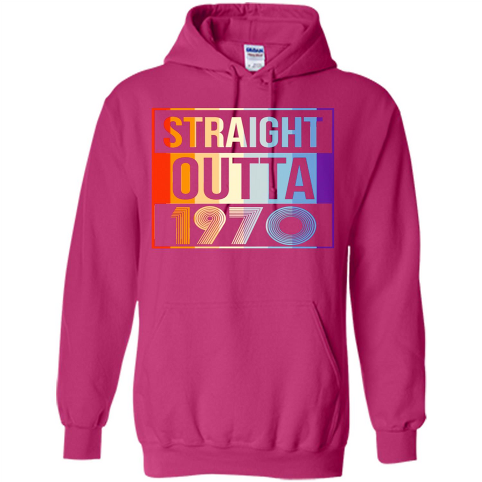 Retro Straight Outta 1970 48 Years Old - Hoodie