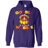 Gobble Til You Wobble Funny Thanksgiving Day Turkey