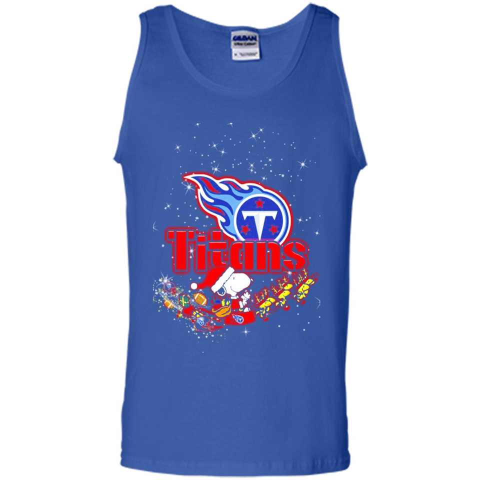 Snoopy Christmas Tennessee Titans - Tank Top