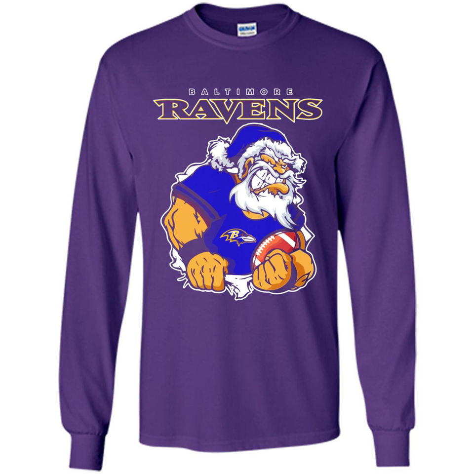 Grumpy Santa Claus Baltimore Ravens Football Team PINGPONG