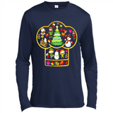 Chef Hat Christmas Ornament - Canvas Long Sleeve T-Shirt