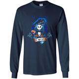 Carolina Panthers Halloween The Nightmare Before Christmas - Long Sleeve T-Shirt