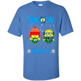 Snow Day Shirt For Boston Celtics Vs Minion Fans pingpong