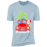 Vintage Santa red Truck Christmas Tree PINGPONG