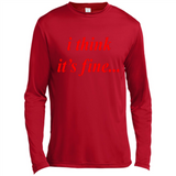I Think It's Fine - Canvas Long Sleeve T-Shirt