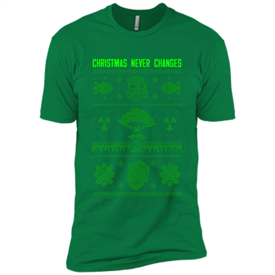 Christmas Ugly Sweater Christmas Never Changes Star Wars - Premium Short Sleeve T-Shirt