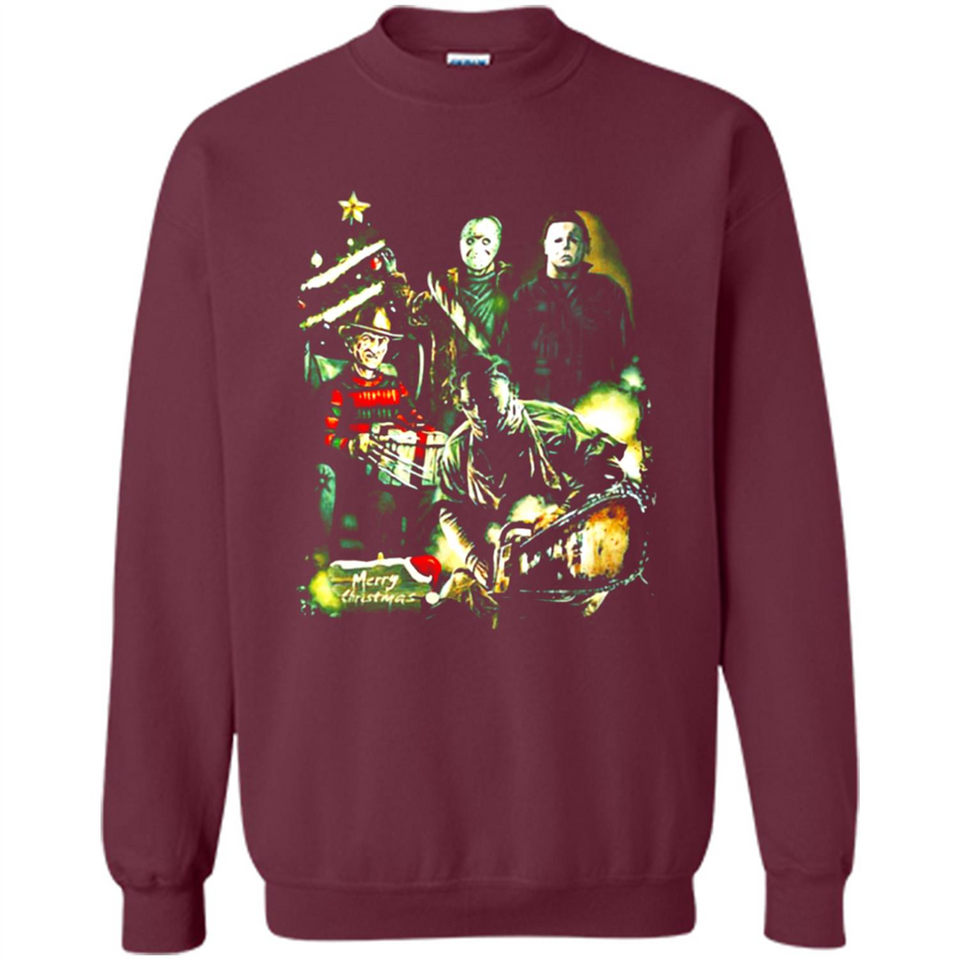 Merry Halloween Christmas Jason Michael Myers Leather Face Freddy PINGPONG