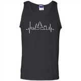 Heartbeat Christmas Tree T-shirt Funny Xmas Costume
