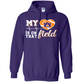 Auburn Tigers Football My Heart is on that Field - Hoodie