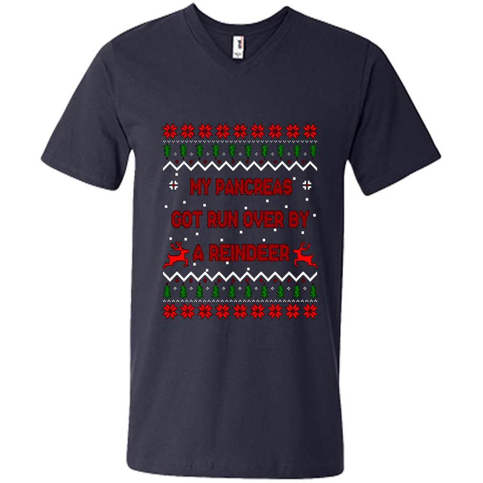 My Pancreas Got Run Over By A Reindeer Diabetes Christmas sweater PINGPONG