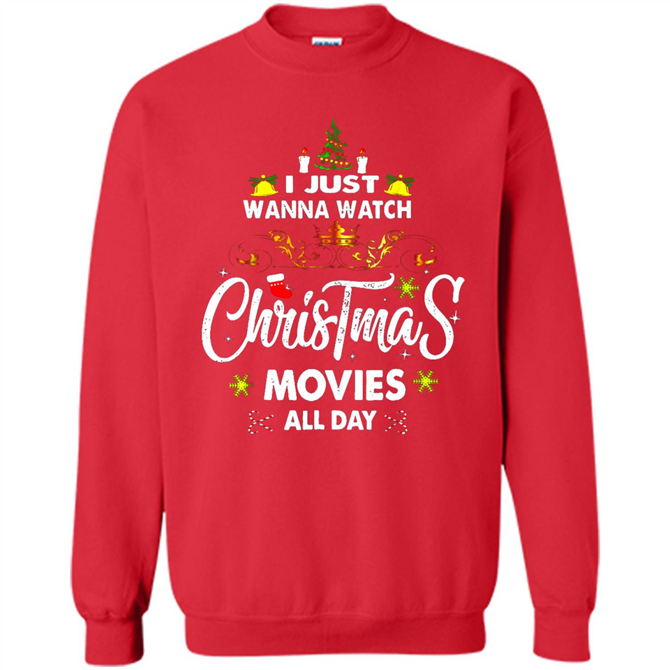 Funny Christmas Movie Shirt, Christmas Movies - Sweatshirt