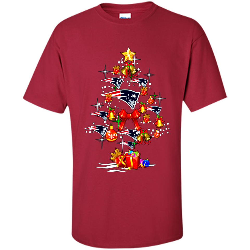 New England Patriots Christmas Tree sweater PINGPONG