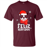Feliz Navidog Boston Terrier Dog Ugly Xmas Sweater PING PONG