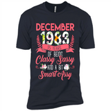 December 1983 35 Years Of Being Classy Sassy - Premium Short Sleeve T-Shirt